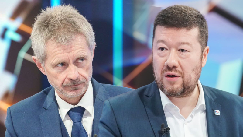 Dusno v Partii: Lžete, kudy chodíte, hřímal Okamura. To si nechte do Sněmovny, namítl Vystrčil