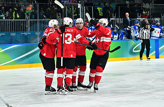 Švýcarsko - Itálie 3:0. Favorit nezaváhal, postup do čtvrtfinále zařídil Hischier