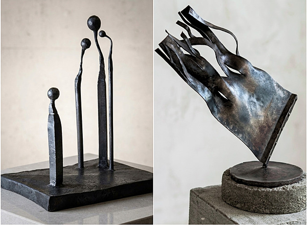 Z ateliéru ukradli díla autora Pražského metronomu. Asi mysleli, že jsou bronzová