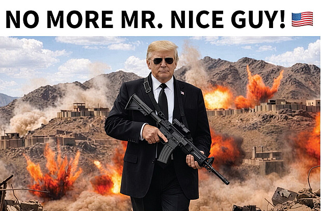 Už žádné dobračisko. Trump varoval Írán jako tvrďák z akční střílečky