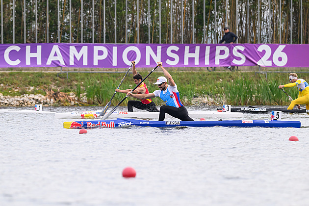 Kanoista Fuksa získal na ME zlatý double, kajakáři Špicar a Havel slaví bronz