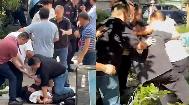 Zlomené kosti, vyražené zuby, uříznutý ocas. Psí případ vyvolal v Číně protesty