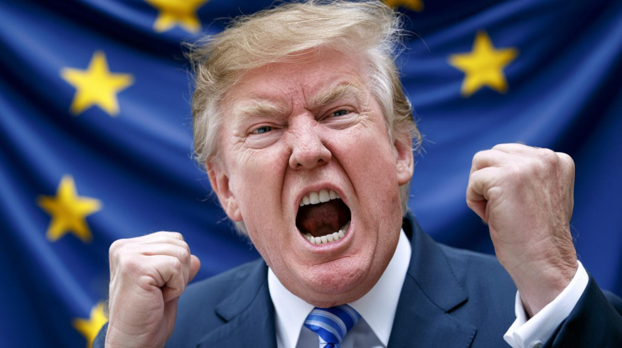 Trump opět hrozí Evropské unii cly, vadí mu vysoké pokuty pro americké technologické giganty