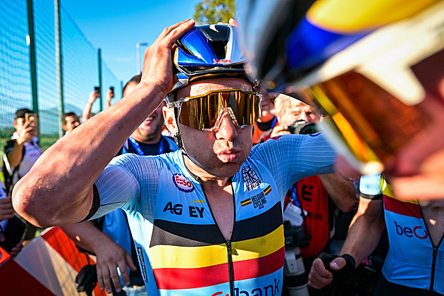 Šampionem o tři pixely. Strašné, bědoval Ciccone. A Evenepoel má unikátní kolekci